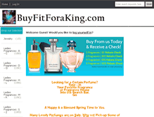 Tablet Screenshot of buyfitforaking.com